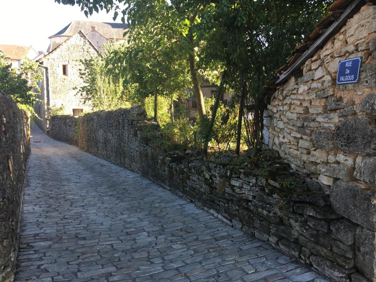 Maison En Pierres Au Coeur Du Village Medieval De Villeneuve Экстерьер фото